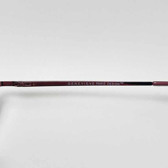Genevieve Eyeglasses Eye Glasses Frames Yvette Burgundy 46-19-135